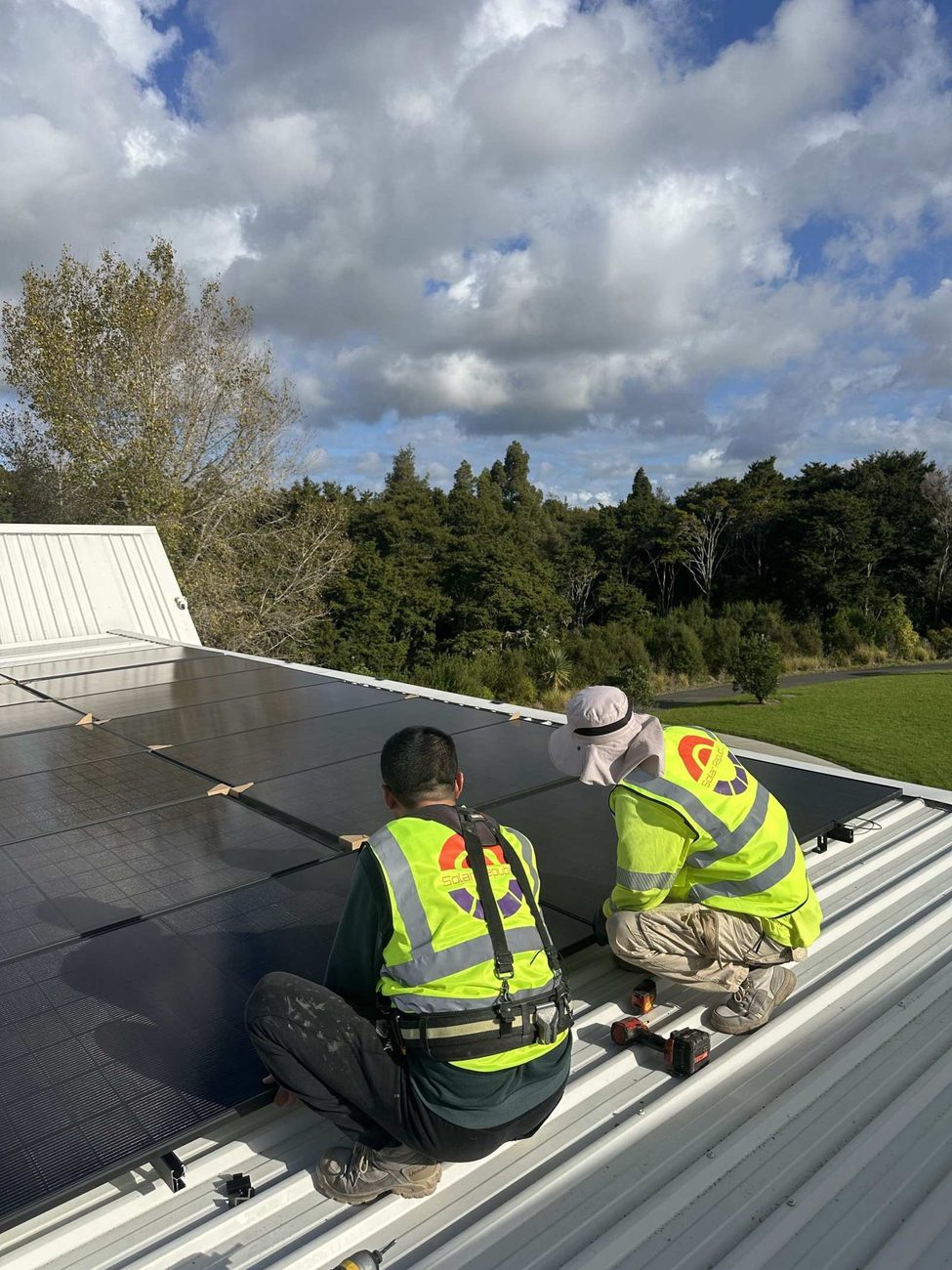 Completed 7KW home solar system