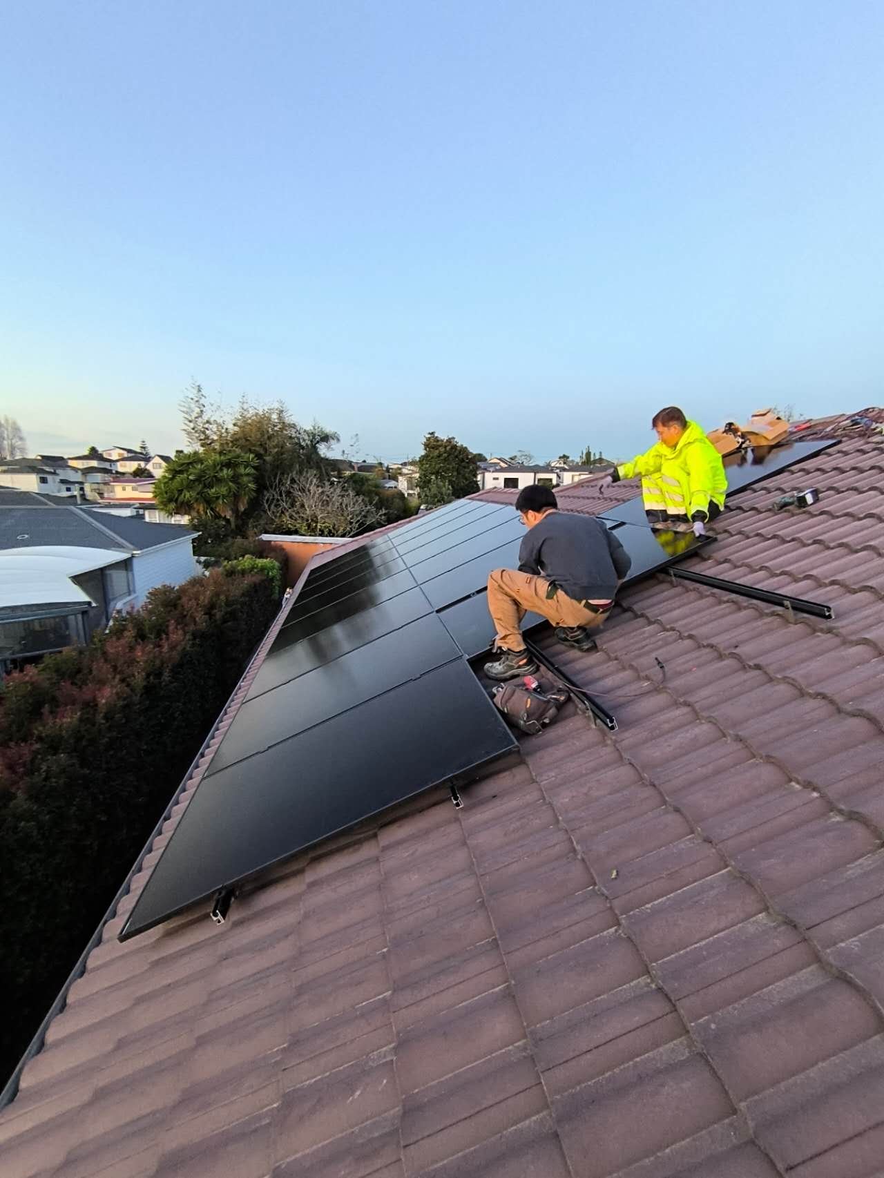 Completed 10 kW array