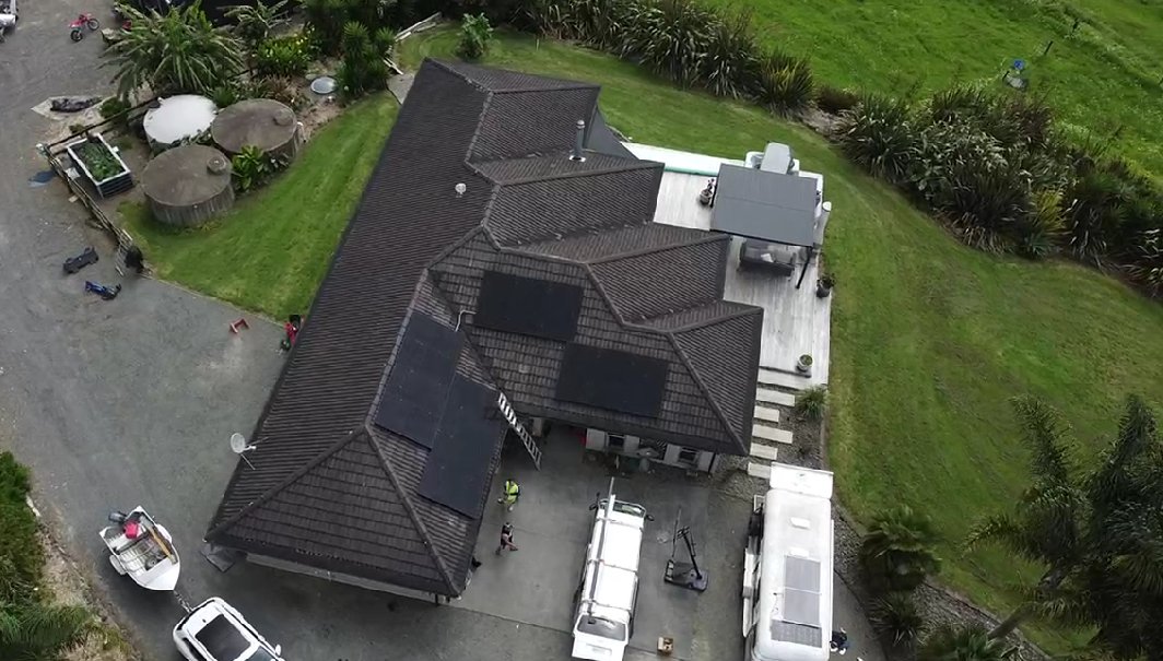 7KW three phase residential solar system installed in Whangarei