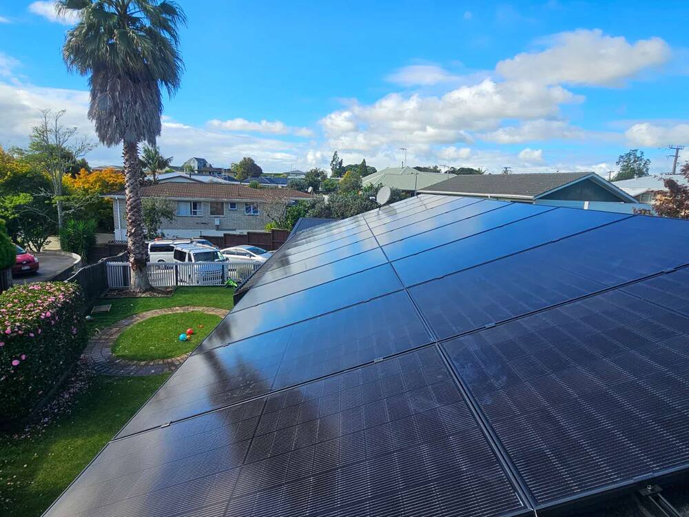 10KW residential solar system installed in Hamilton