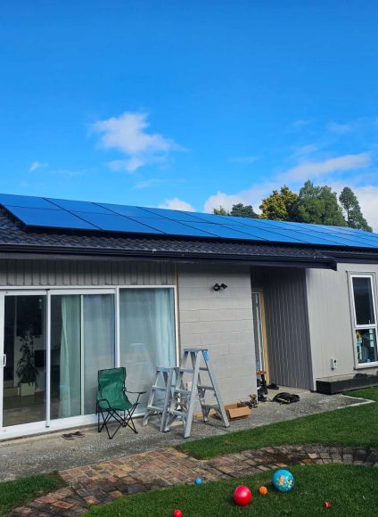 hamilton 10kw home solar system installation in progress 2
